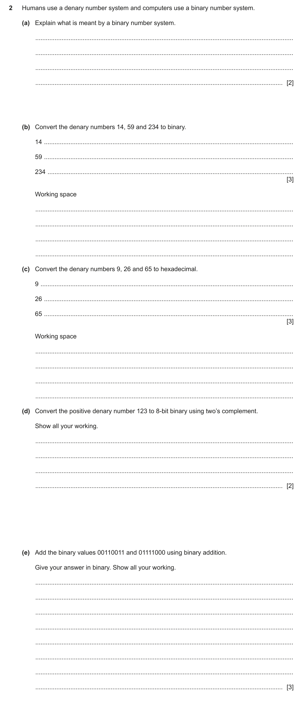 Question 2