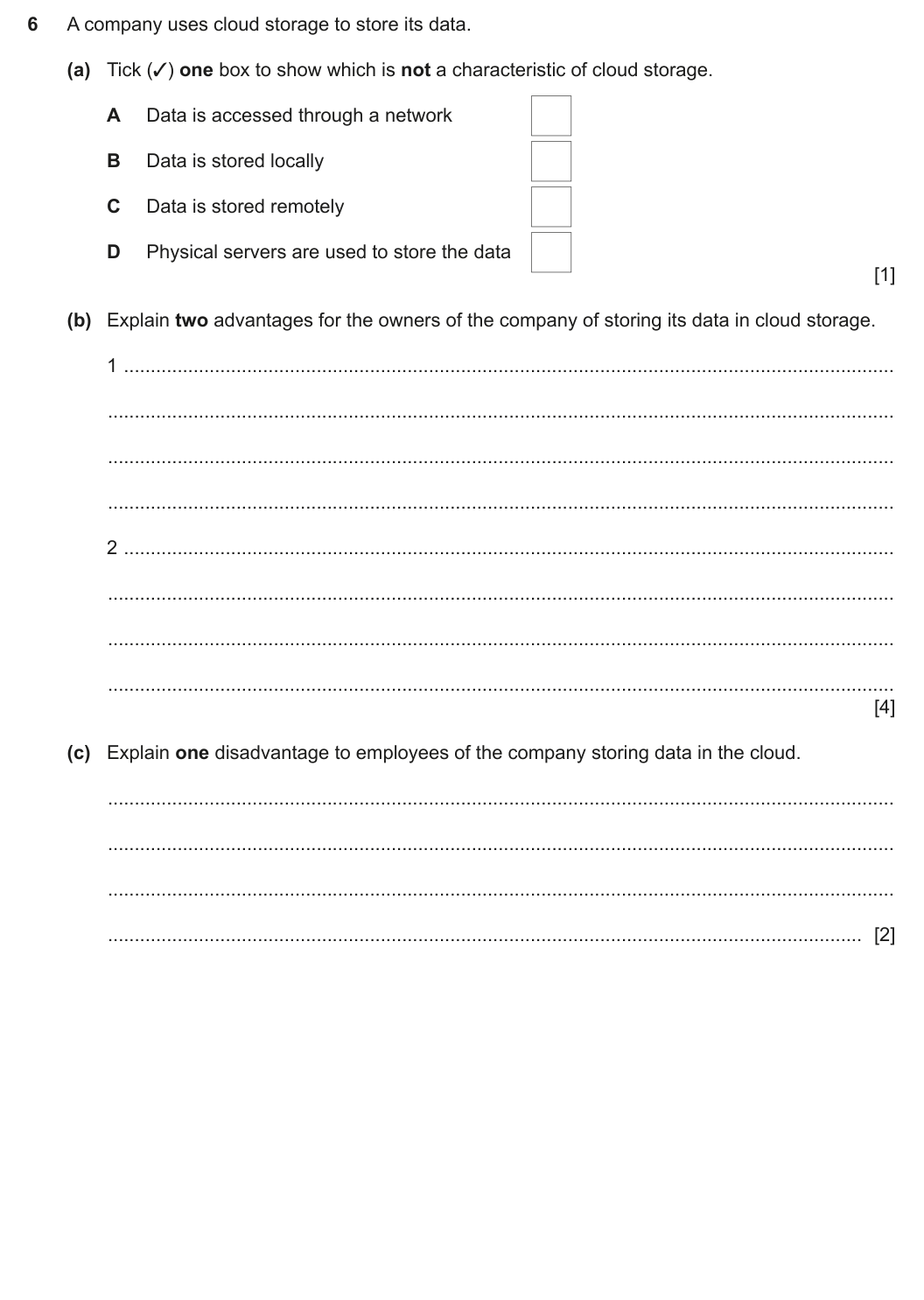 Question 6