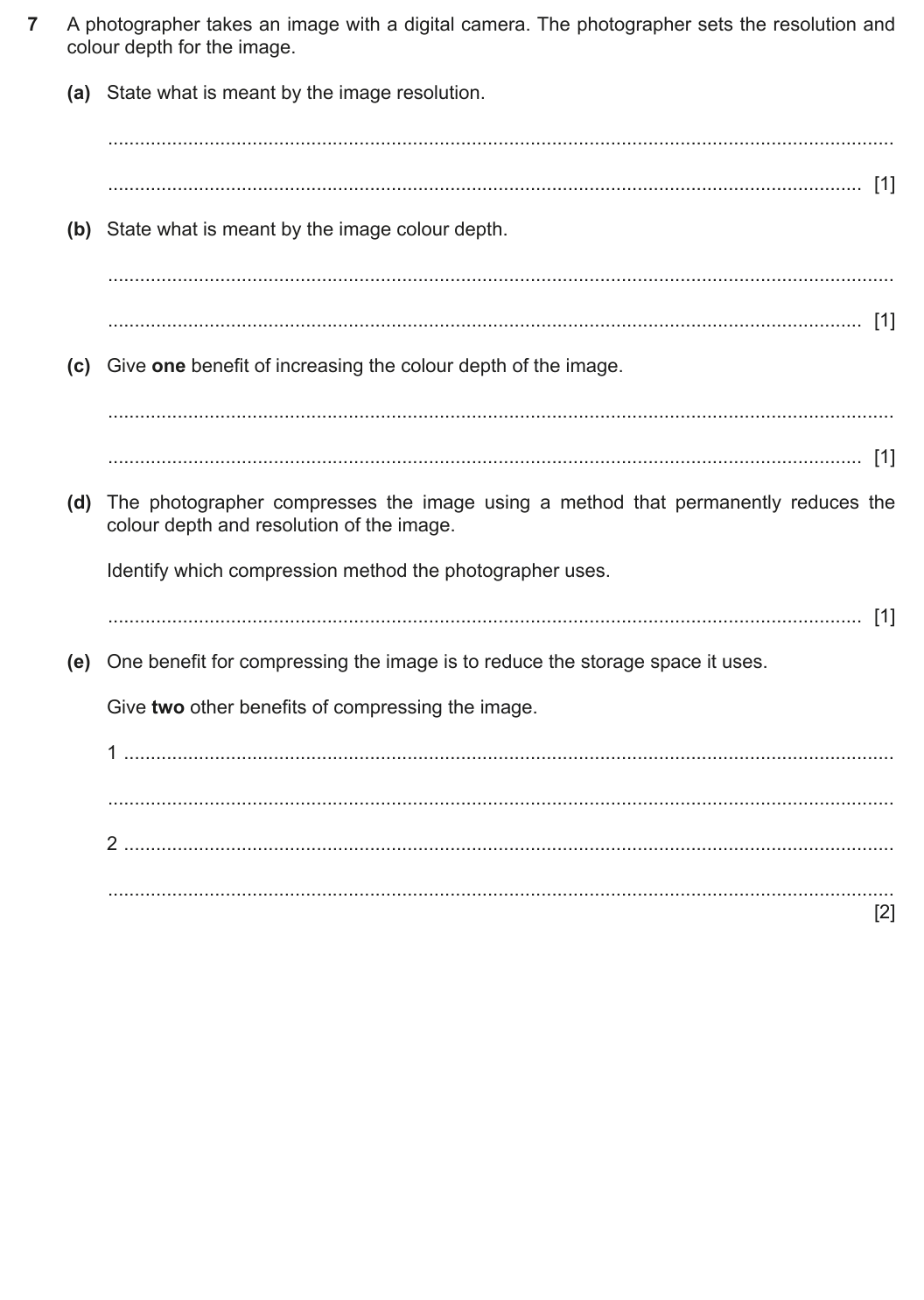 Question 7