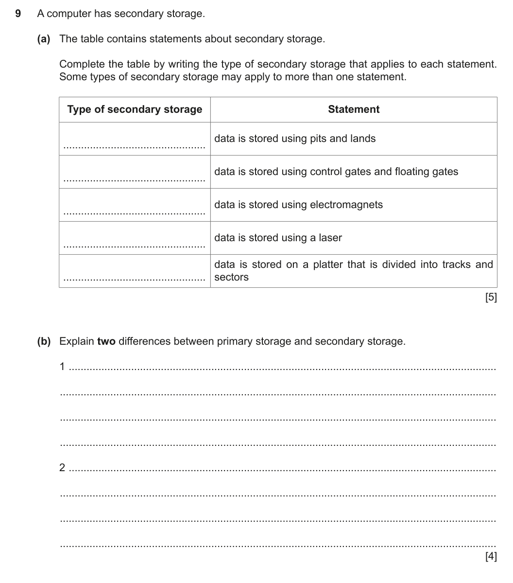 Question 9