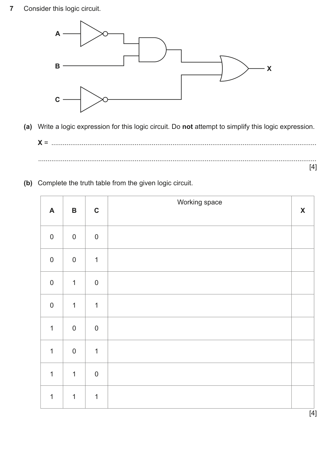 Question 7