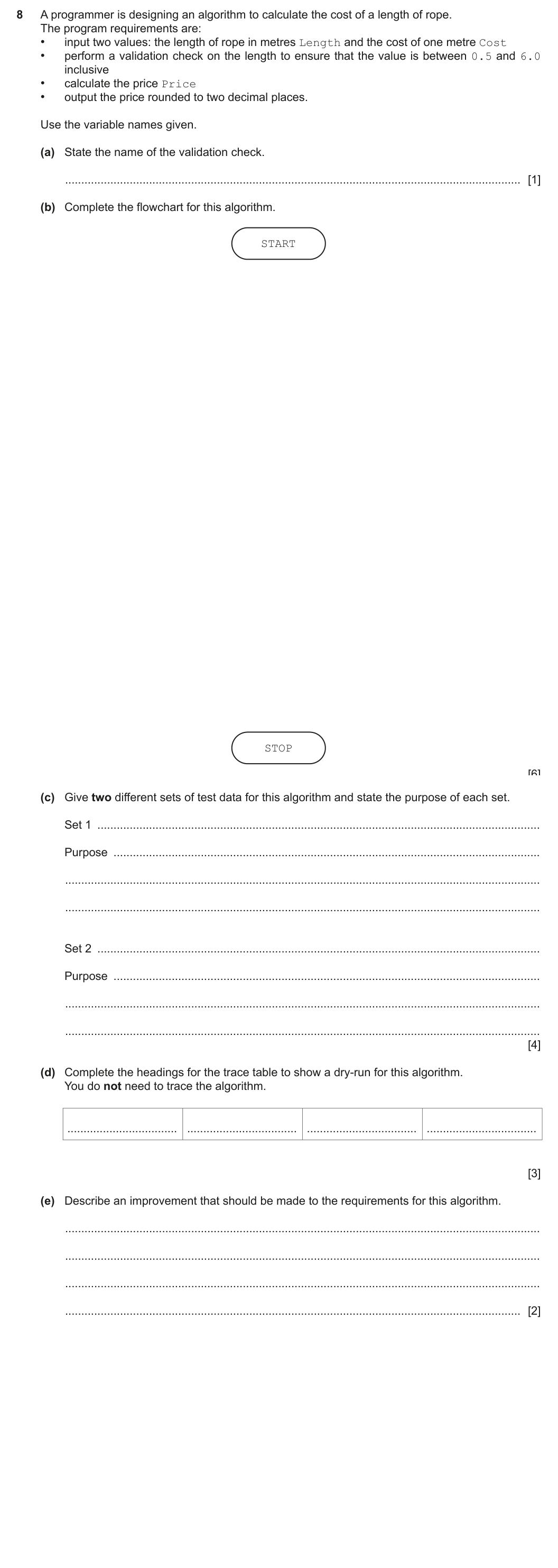 Question 8