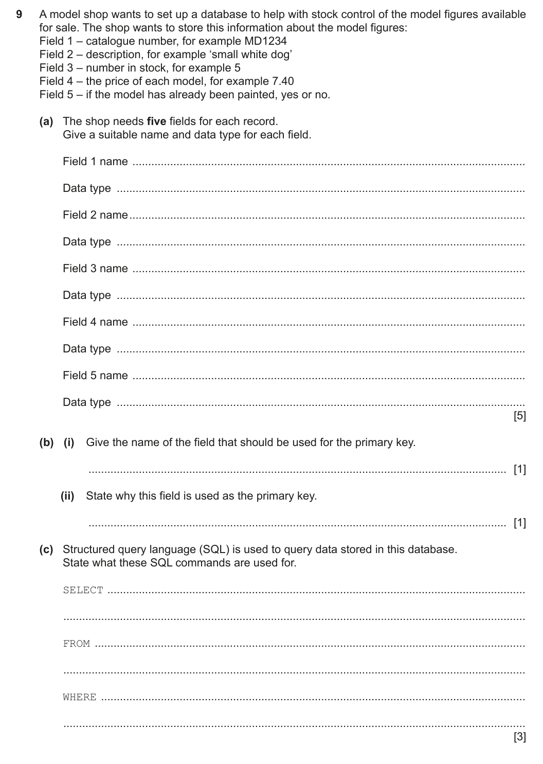 Question 9