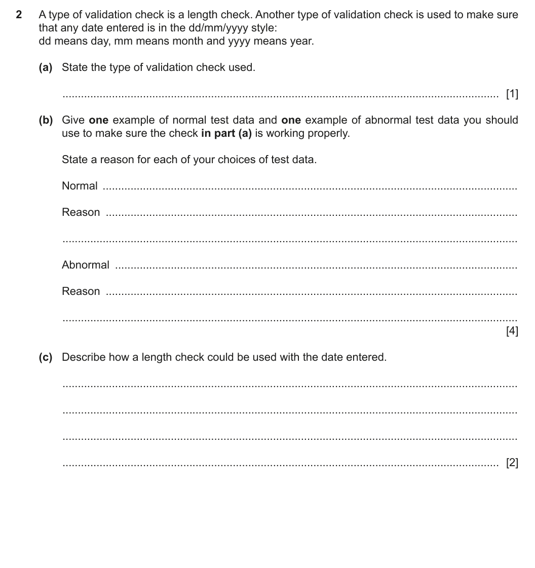 Question 2
