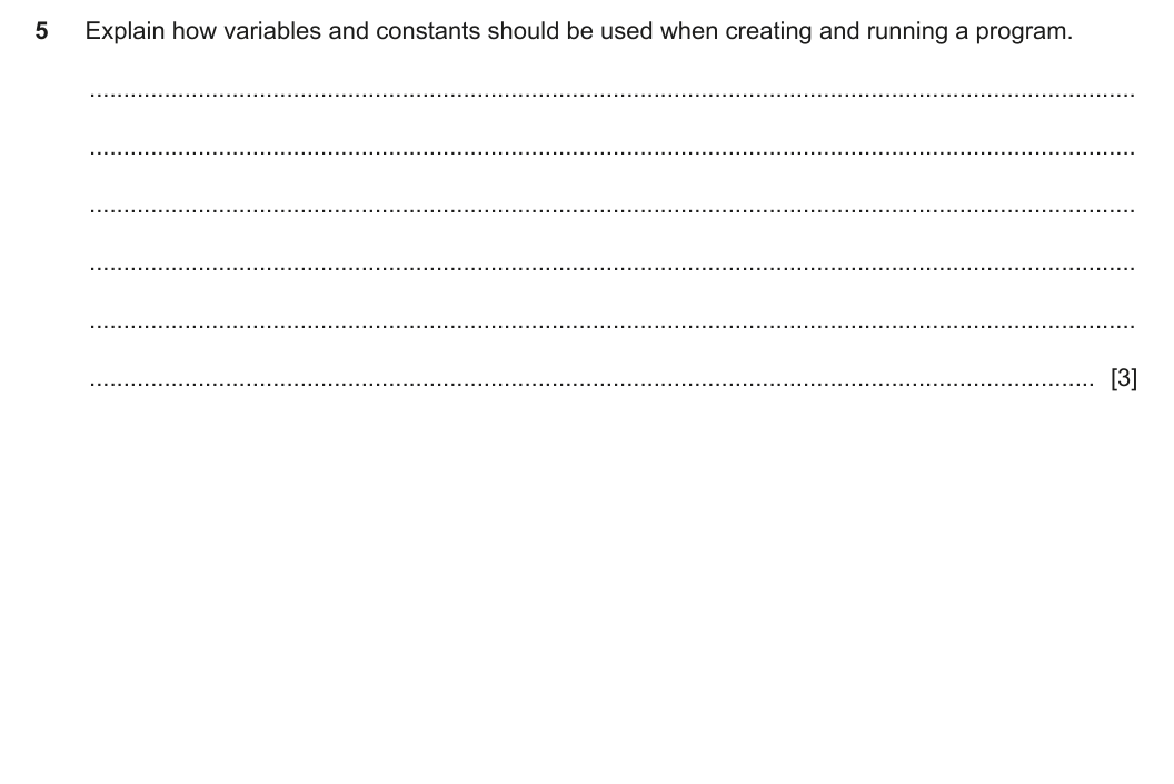 Question 5