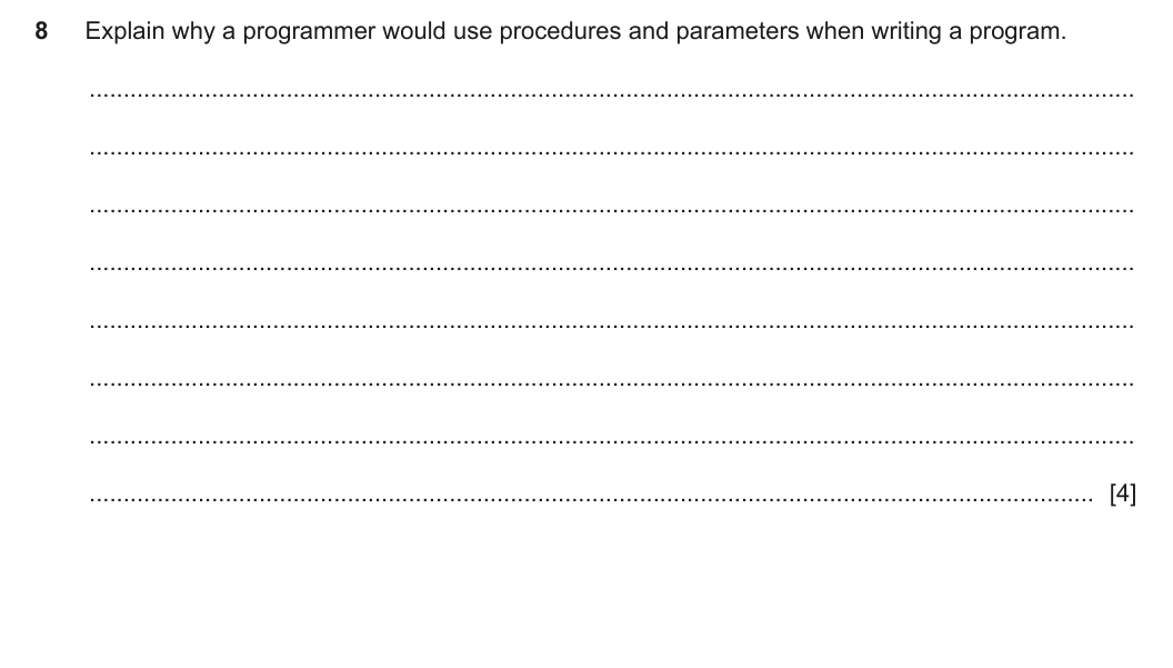 Question 8