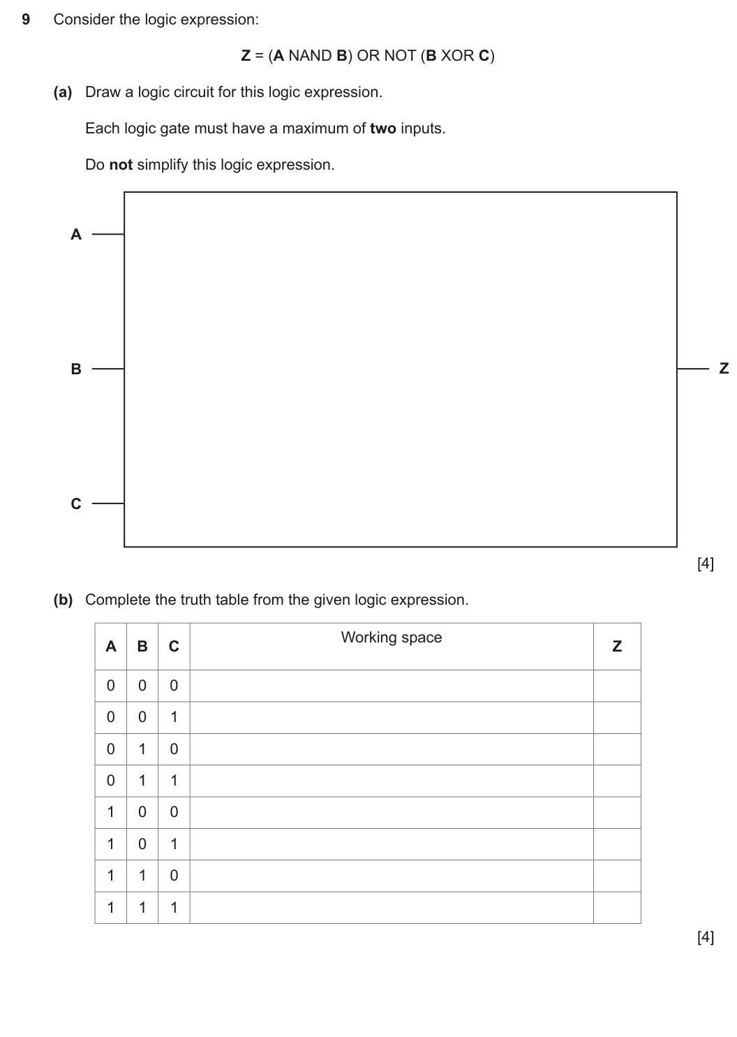 Question 9