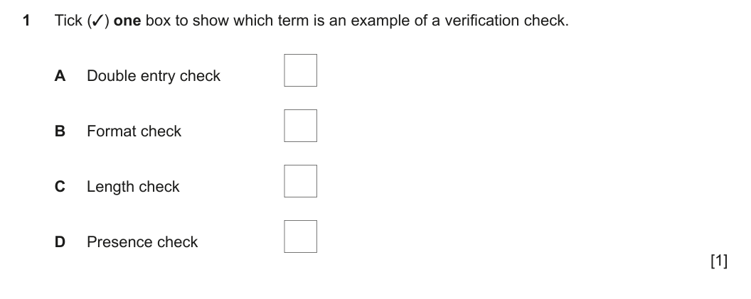Question 1