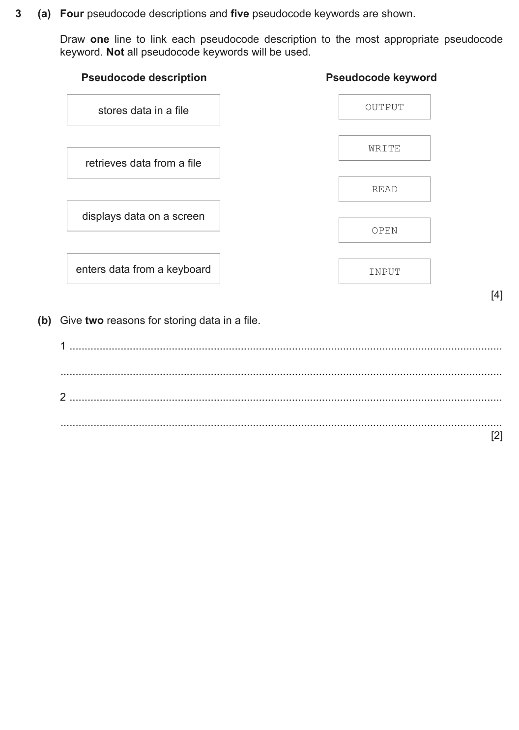 Question 3