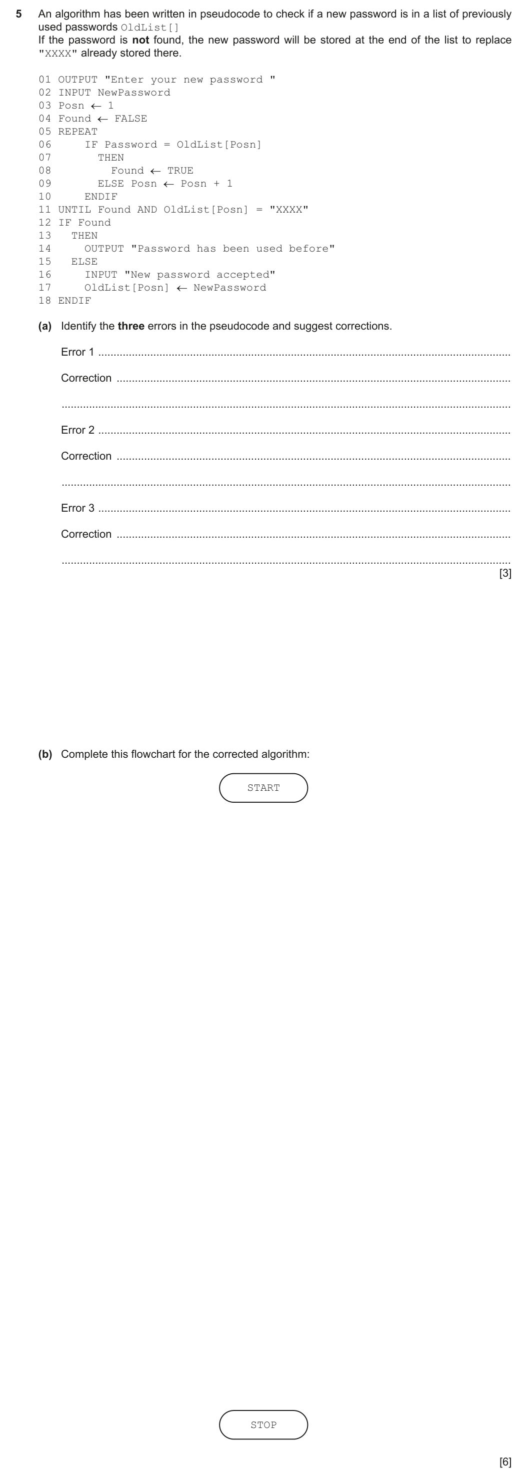 Question 5