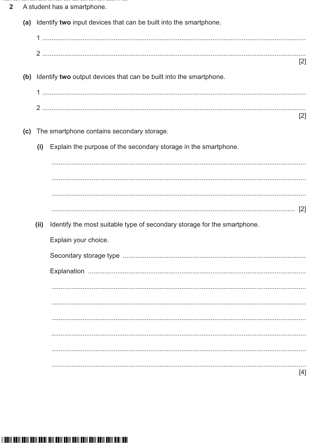 Question 2