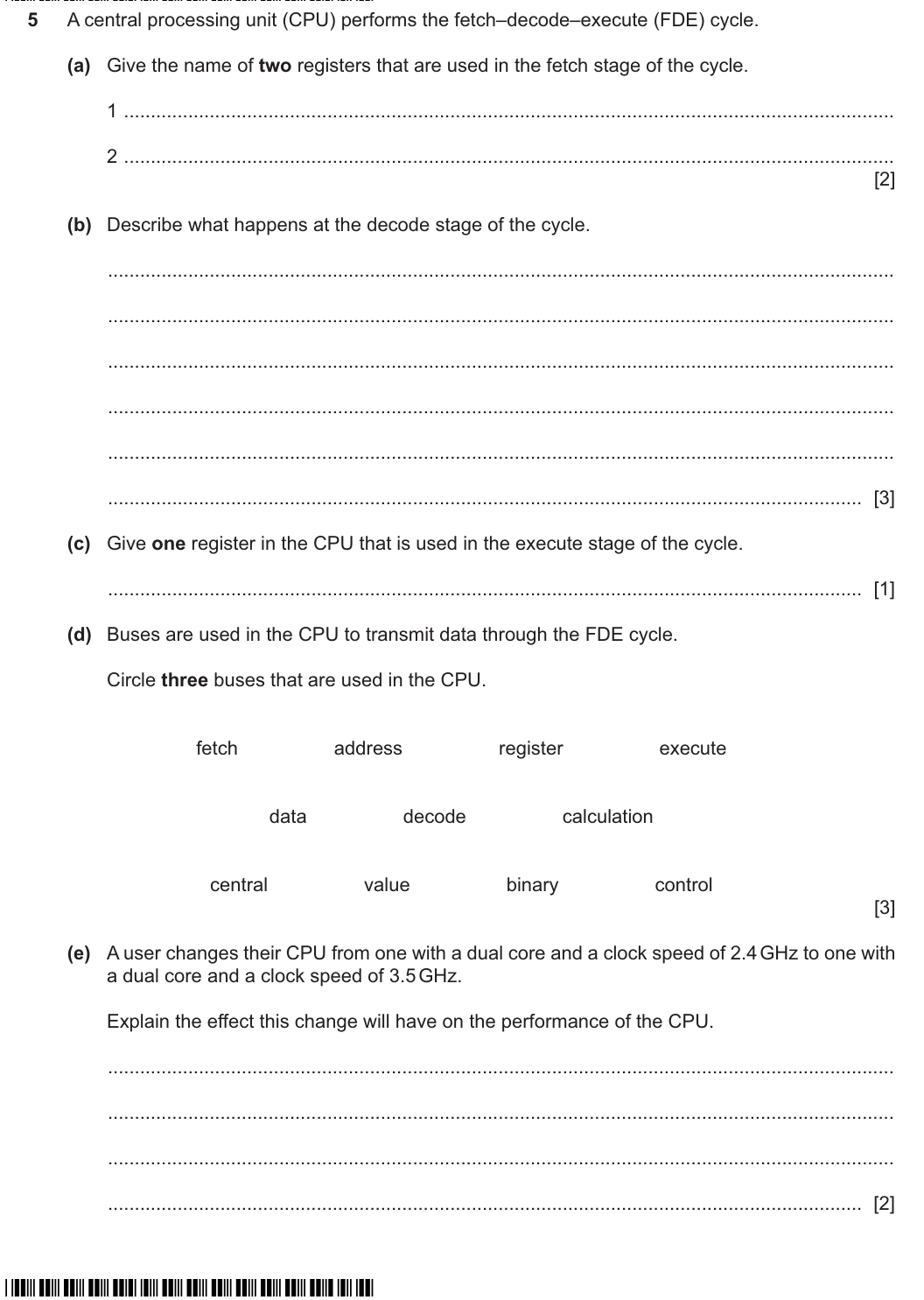 Question 5