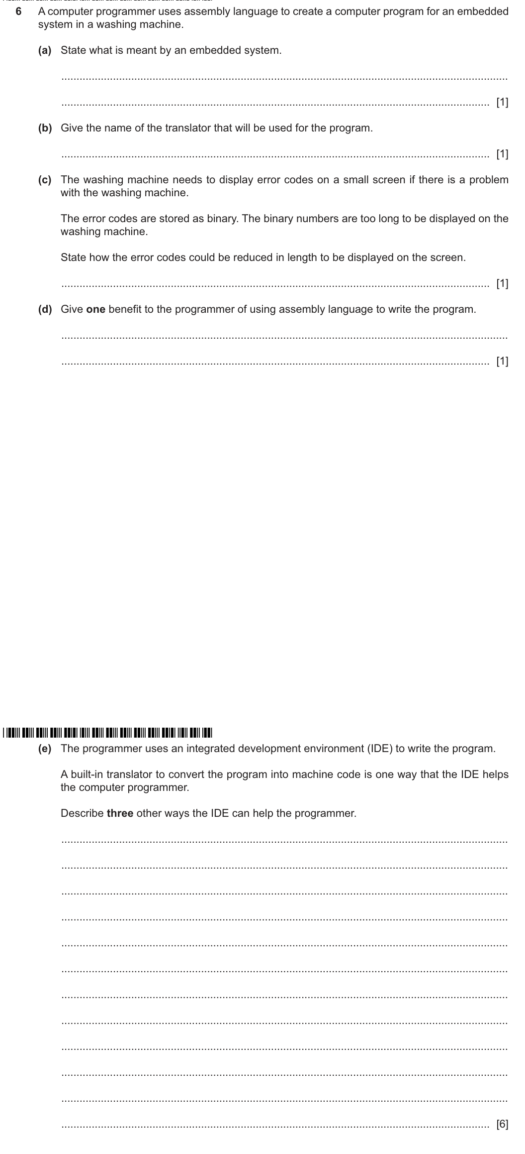 Question 6