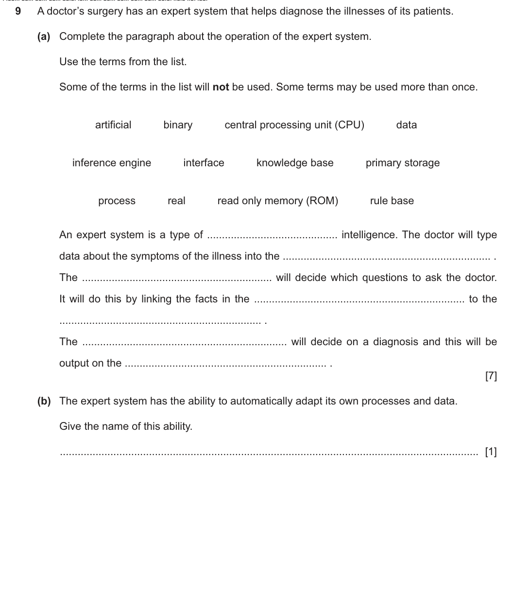 Question 9