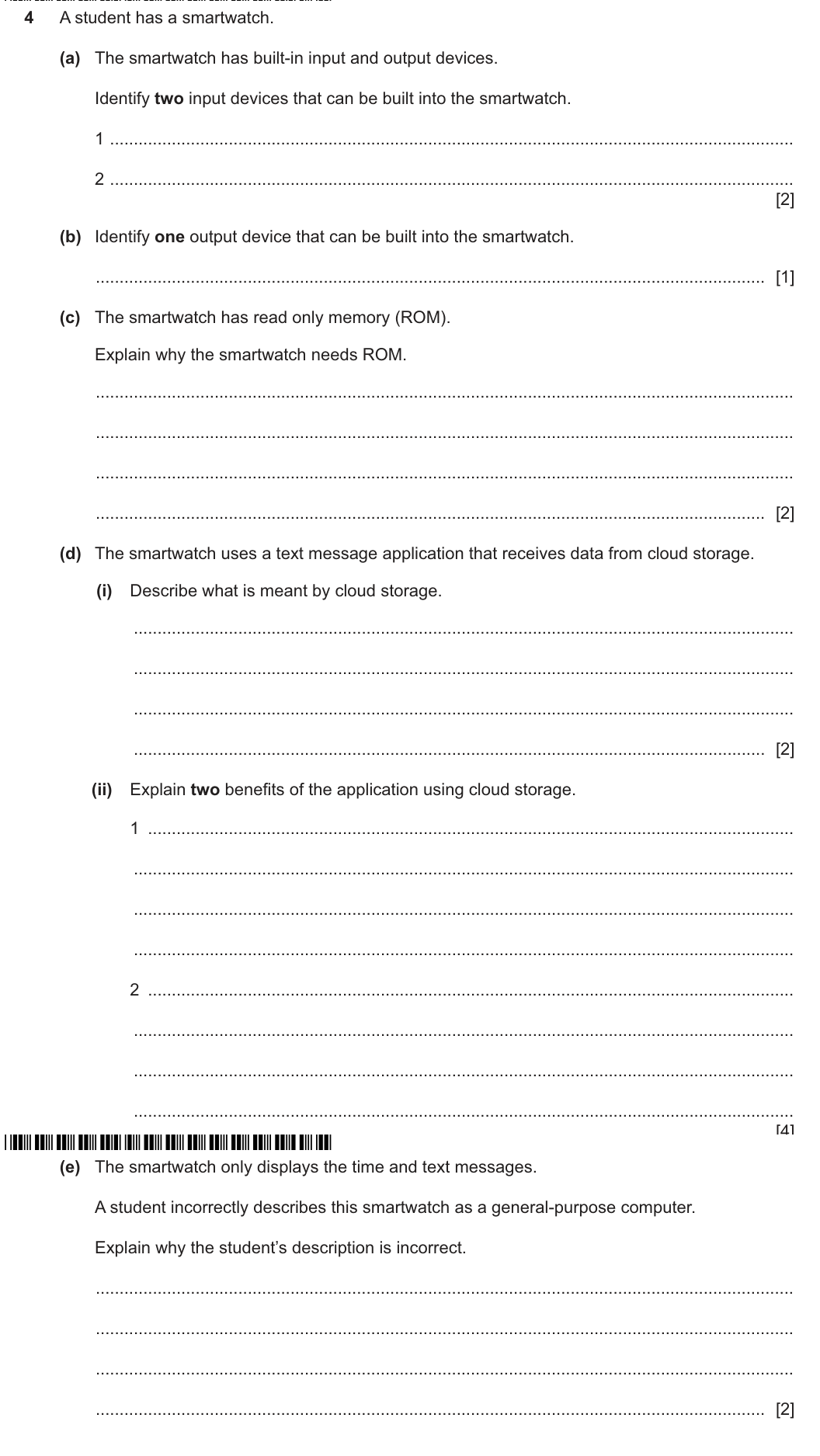 Question 4