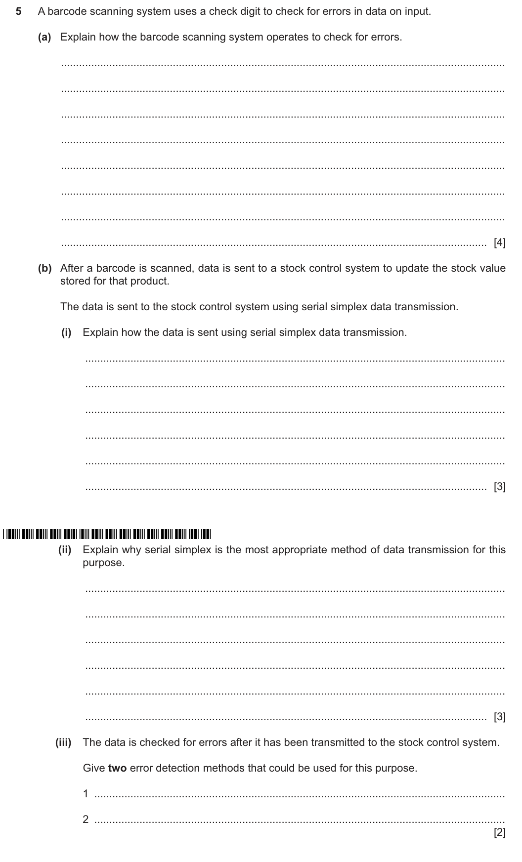 Question 5