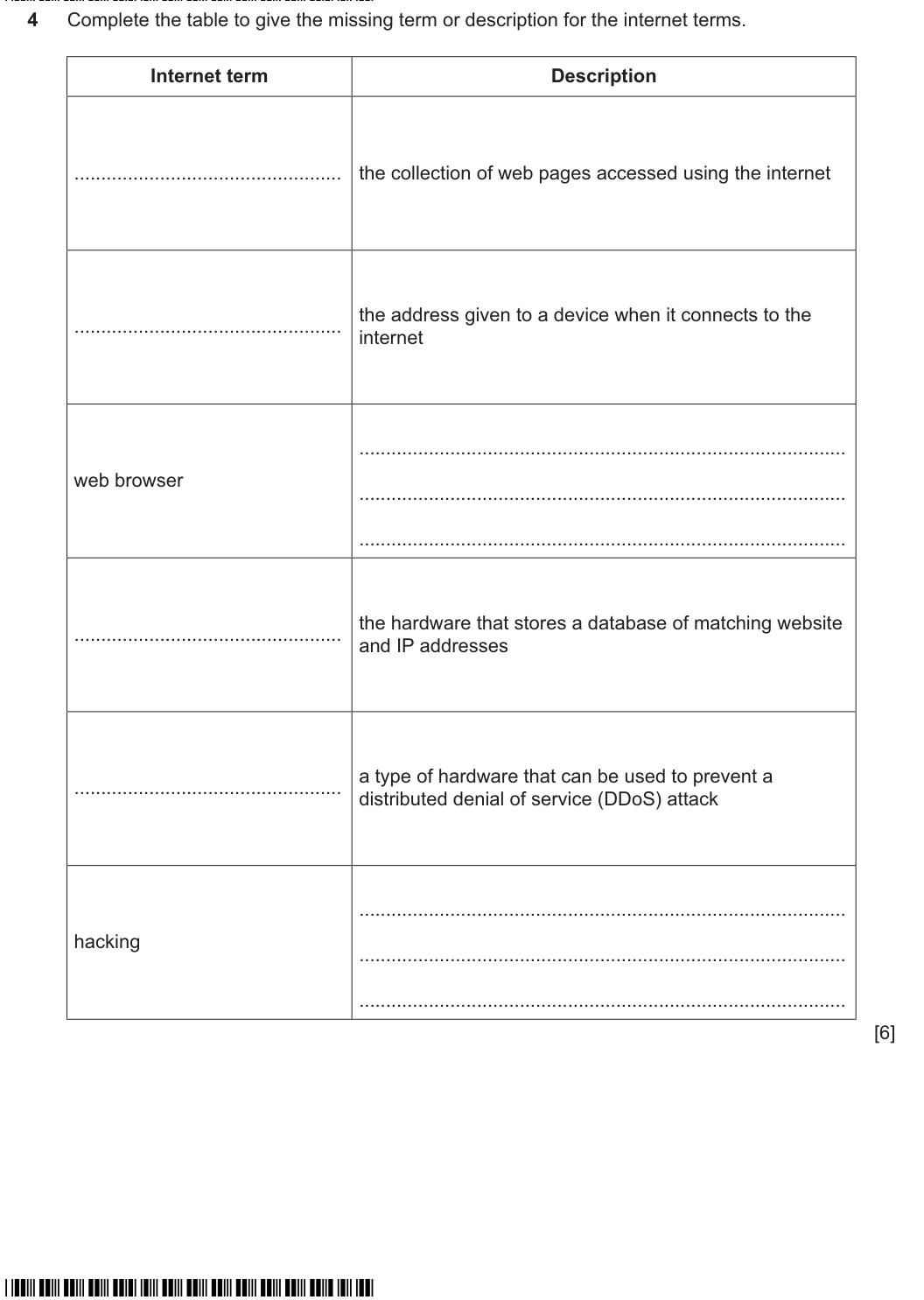 Question 4