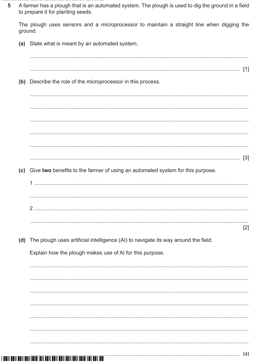 Question 5