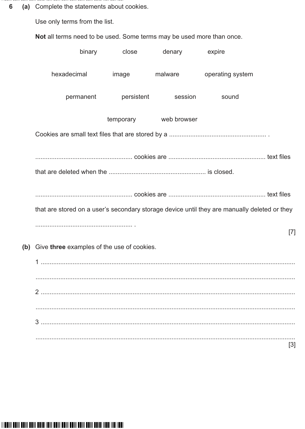 Question 6