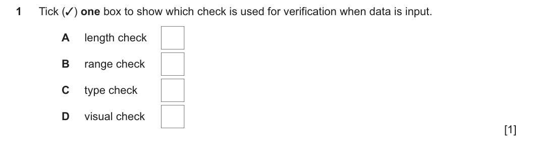 Question 1