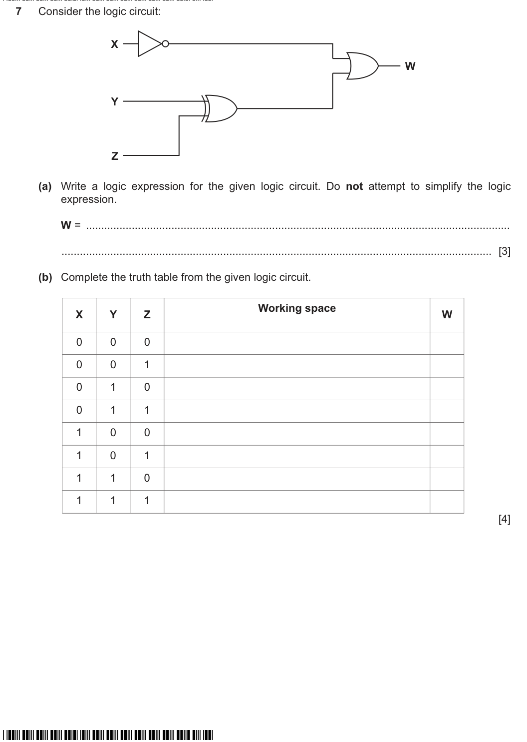 Question 7