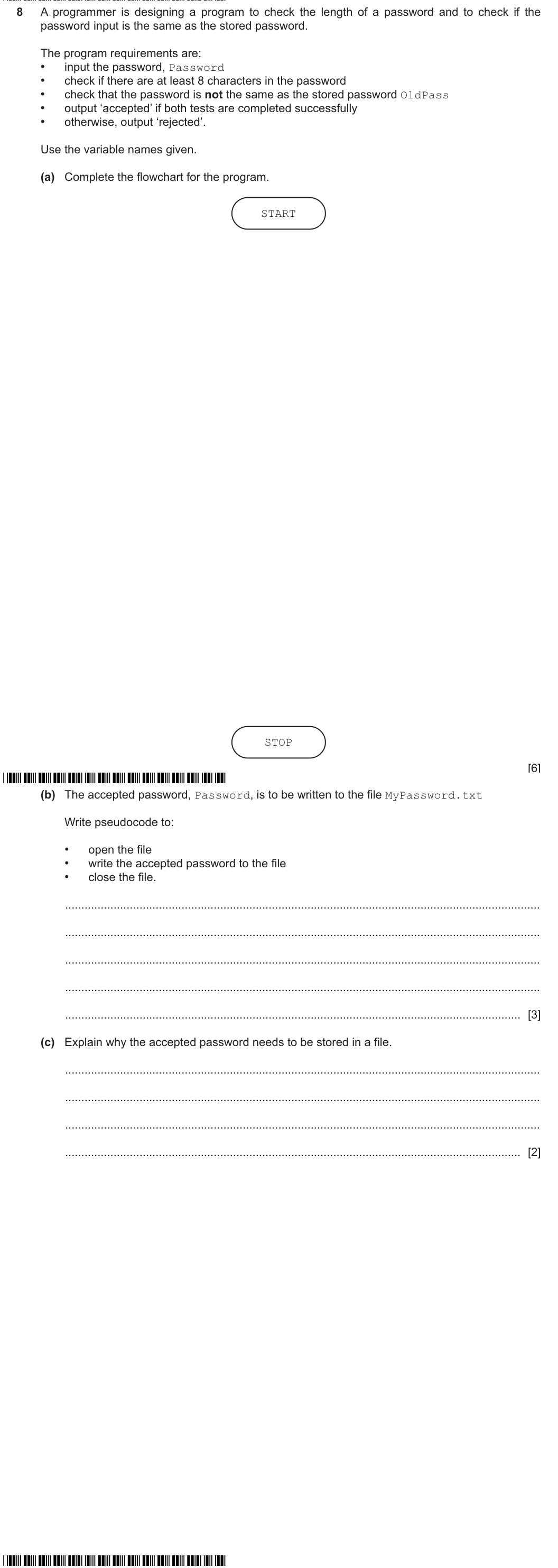 Question 8