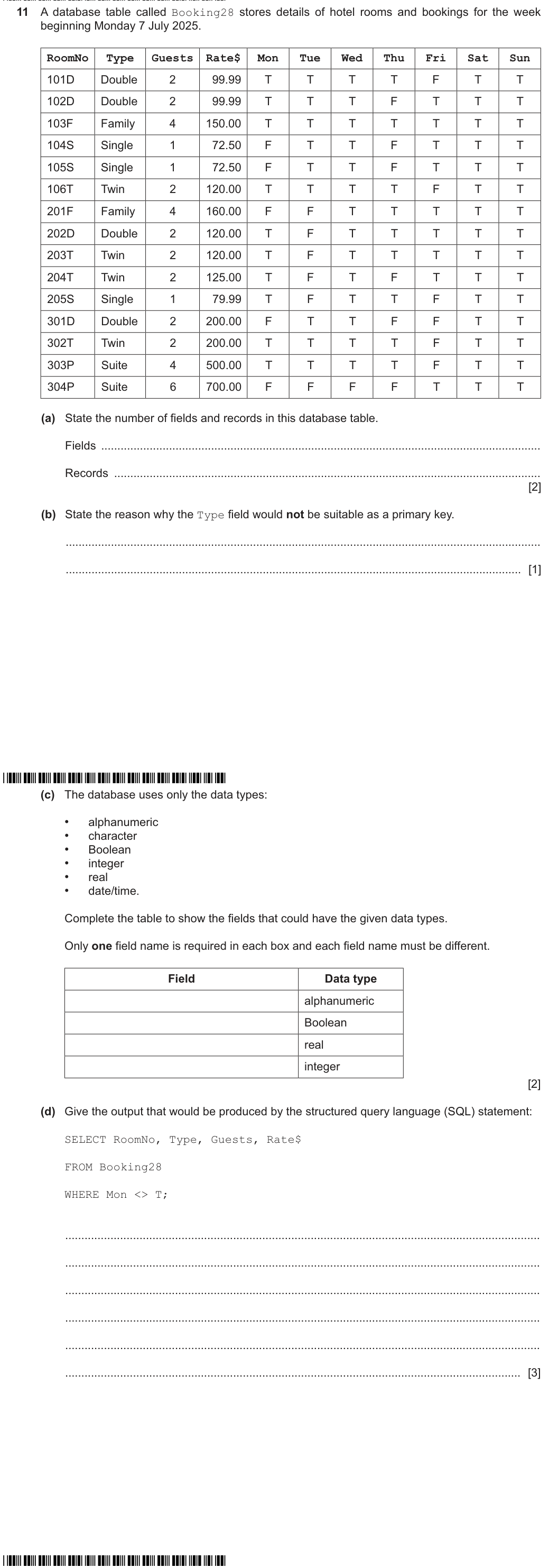 Question 11
