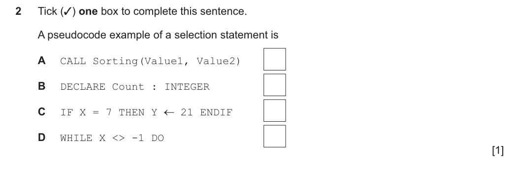 Question 2
