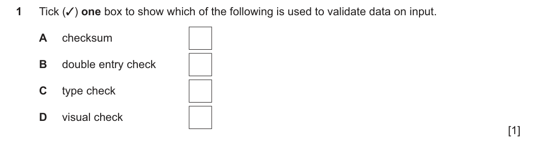Question 1