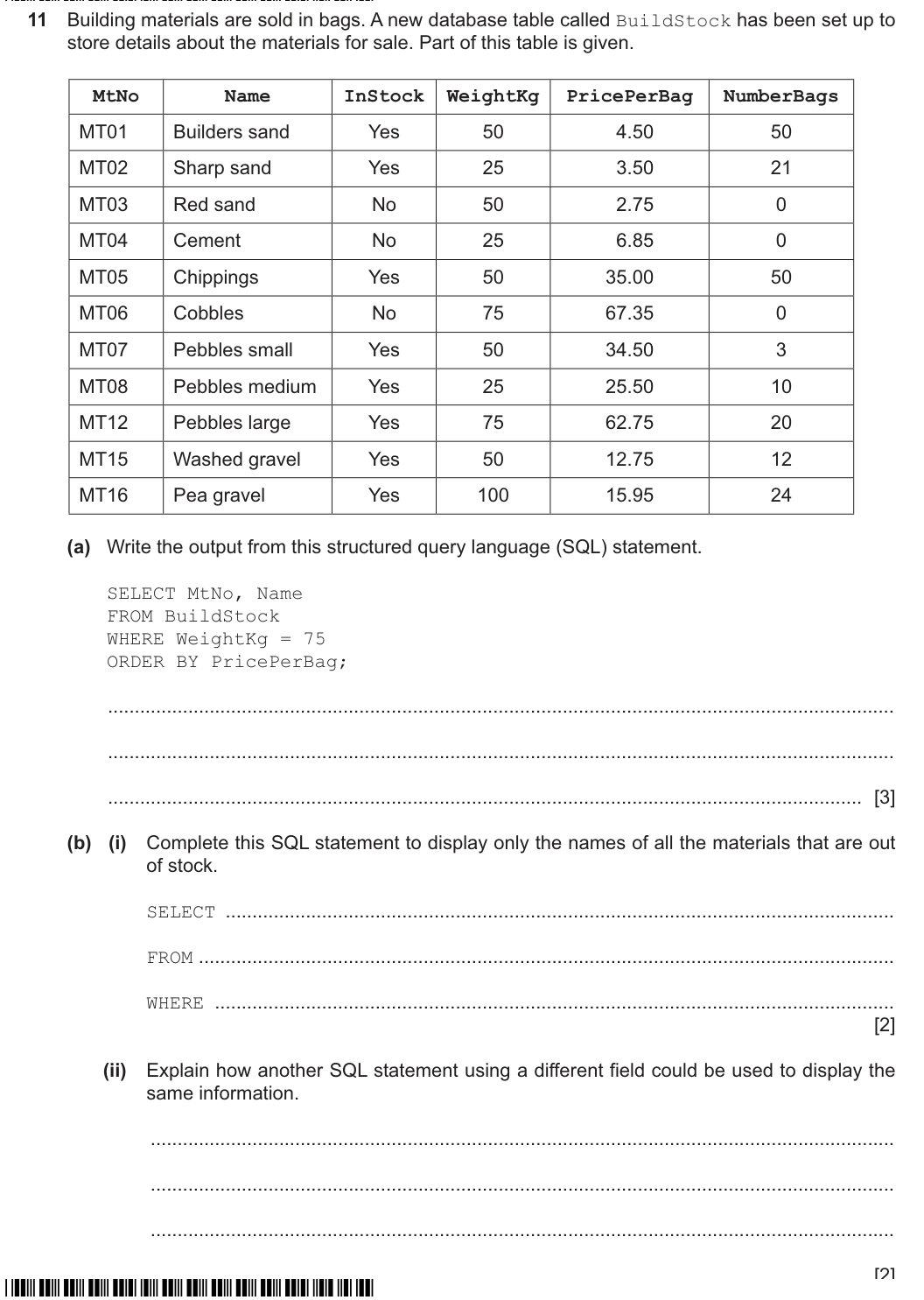 Question 11