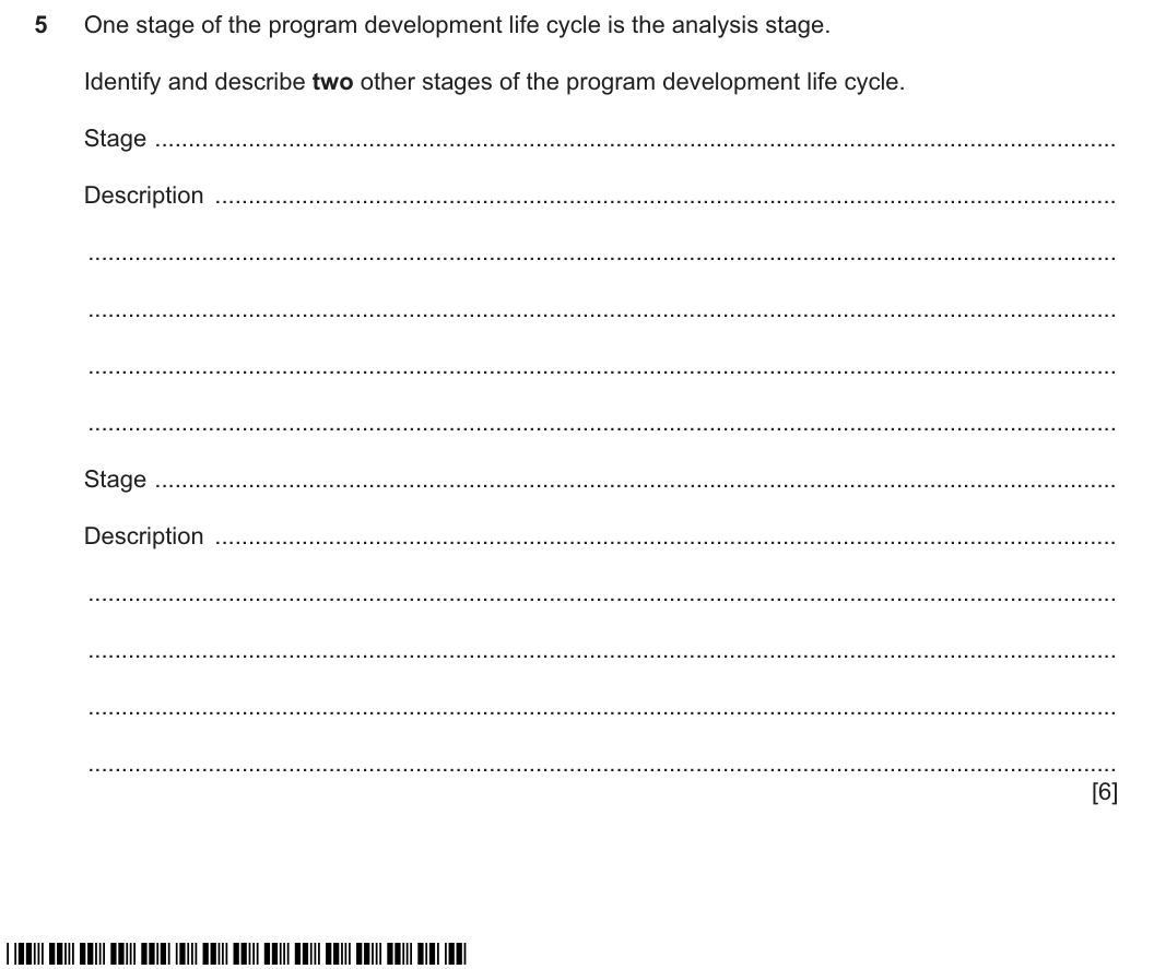 Question 5
