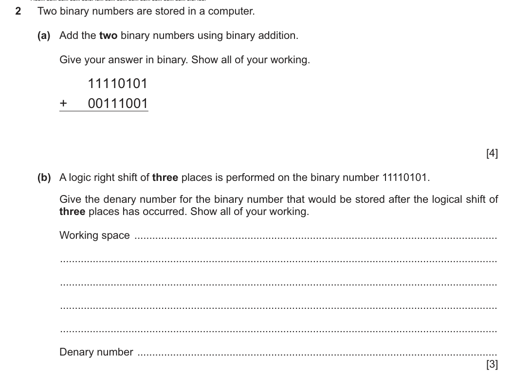 Question 2