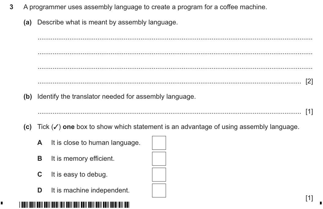 Question 3