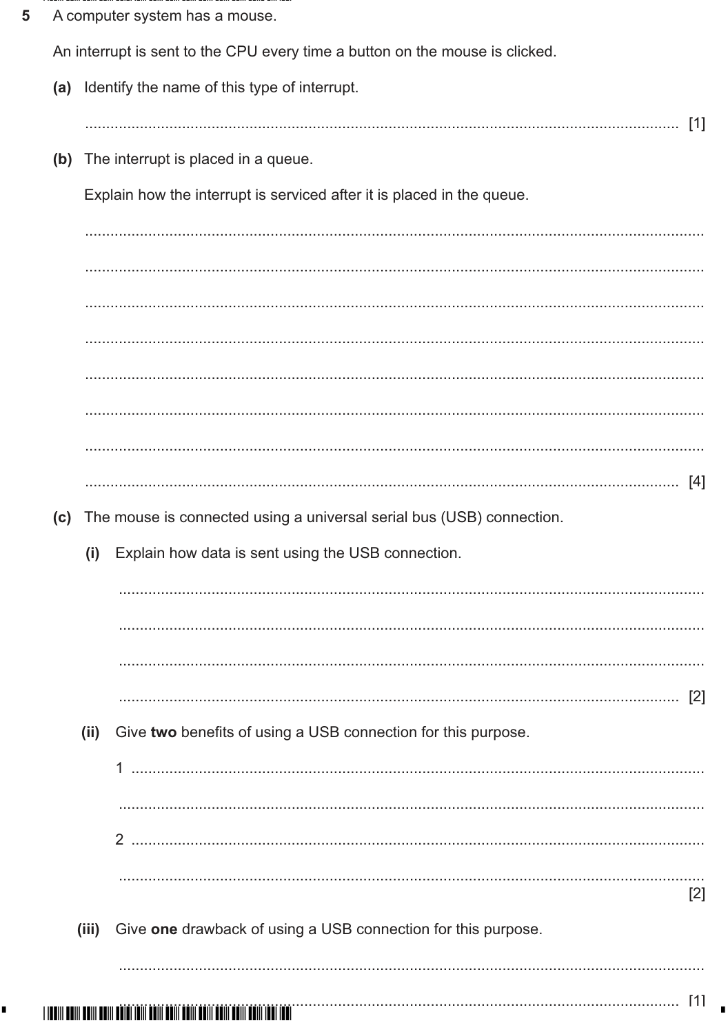 Question 5