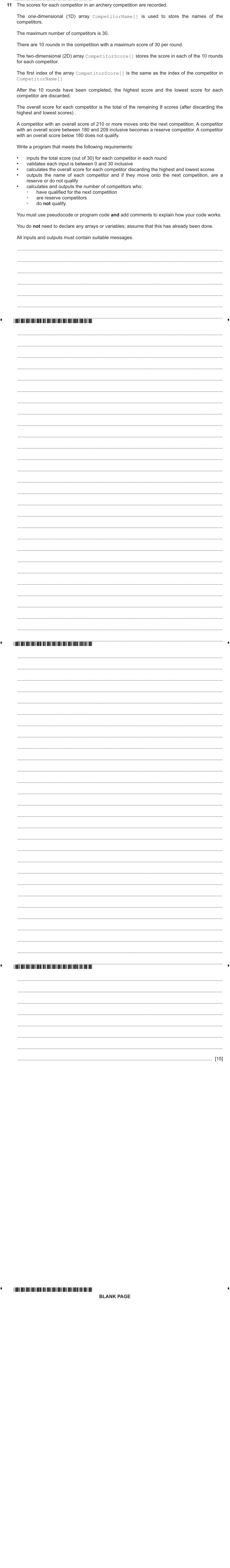 Question 11