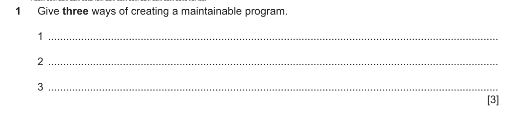 Question 1