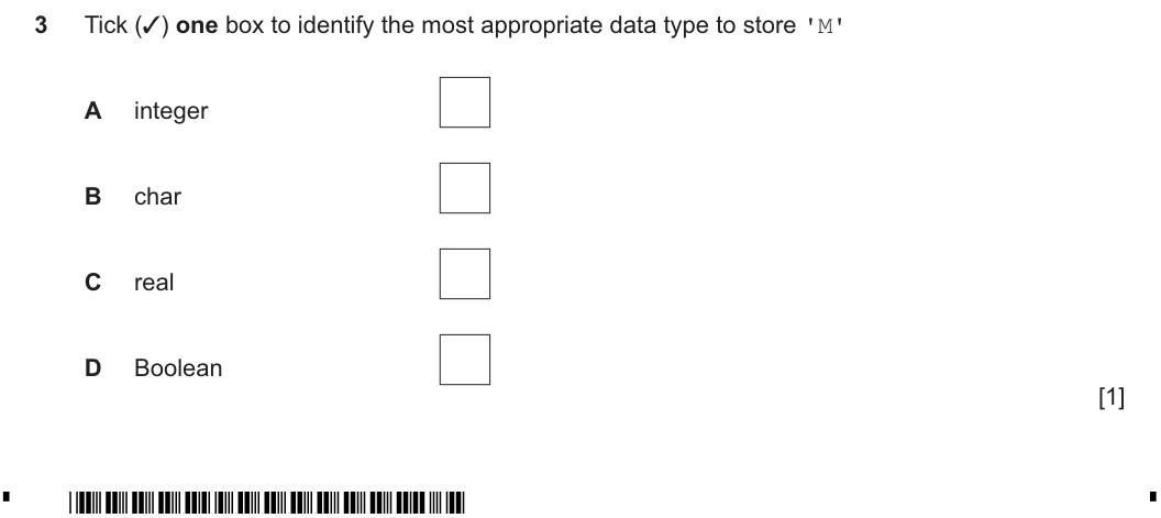 Question 3