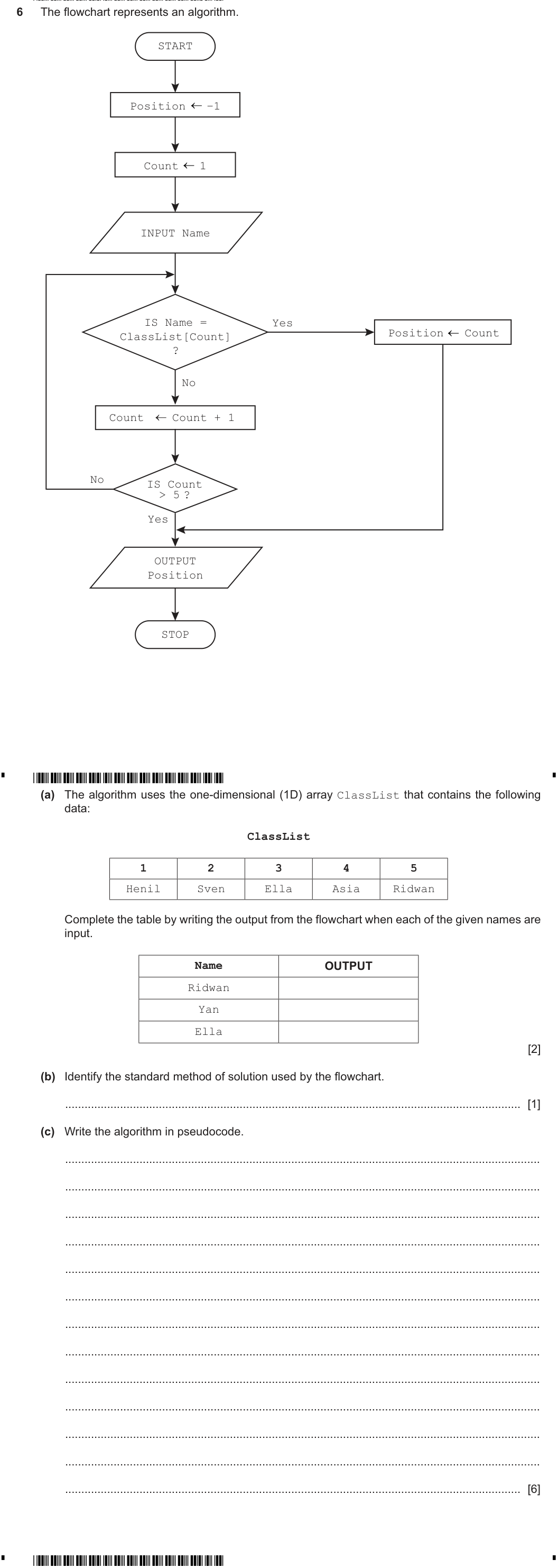 Question 6